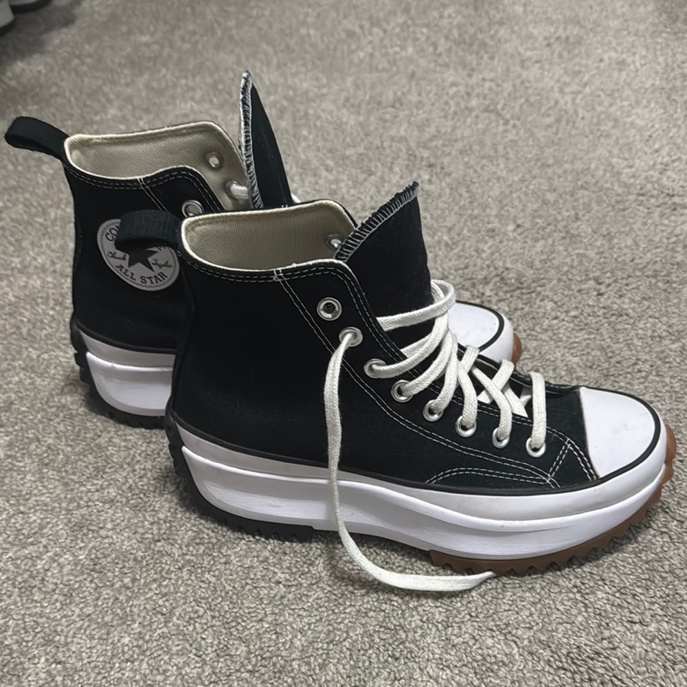 Converse Black and White High-Top Sneakers